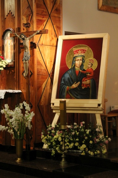 Pożegnanie kopii obrazu Matki Bożej w Korbielowie