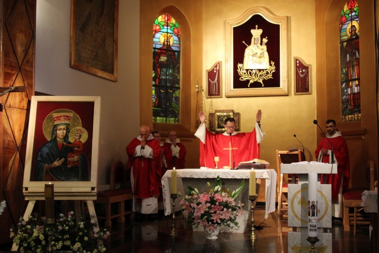 Pożegnanie kopii obrazu Matki Bożej w Korbielowie