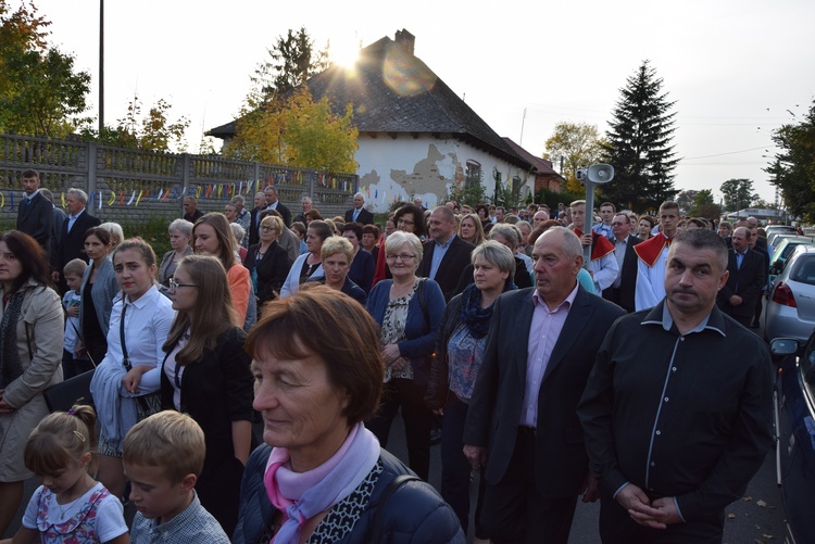 Powitanie ikony MB Częstochowskiej w Rzeczycy