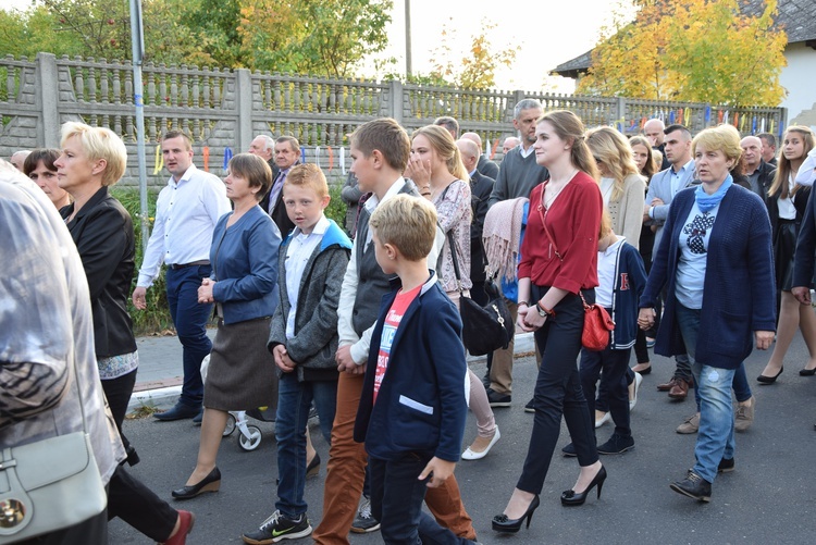 Powitanie ikony MB Częstochowskiej w Rzeczycy