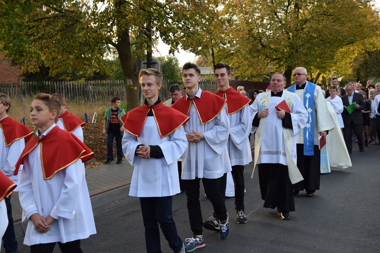 Powitanie ikony MB Częstochowskiej w Rzeczycy