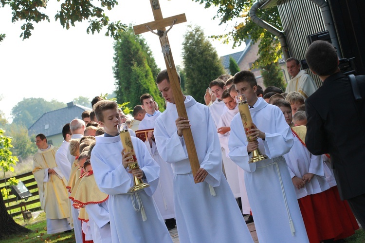 Kamień węgielny w Pogórskiej Woli