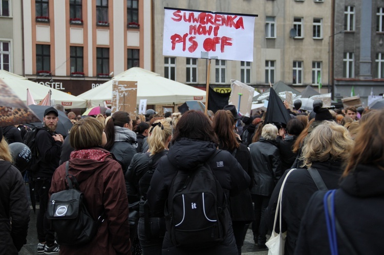 Czarny Protest i Biały Protest w Katowicach