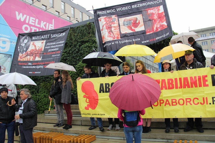 Czarny Protest i Biały Protest w Katowicach