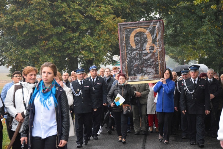 Powitanie ikony MB Częstochowskiej w Krzemienicy