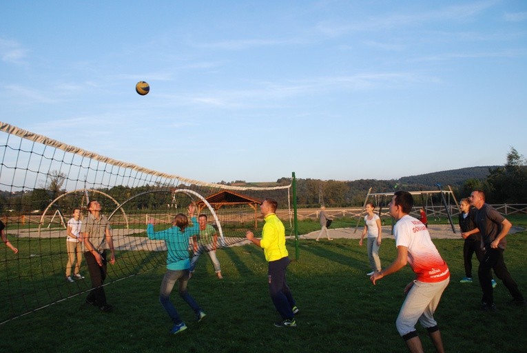 Wolontariusze ŚDM w Starym Sączu.