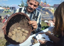 ▲	Każdy mógł spróbować pieczonego ziemniaka.