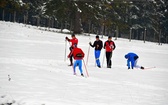 Październikowy zimowy krajobraz