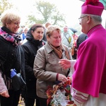 Powitanie abp. Józefa Górzyńskiego w Bałdach