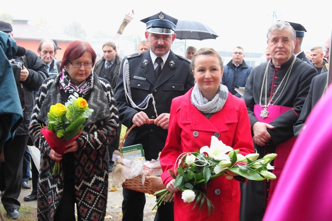 Powitanie abp. Józefa Górzyńskiego w Bałdach