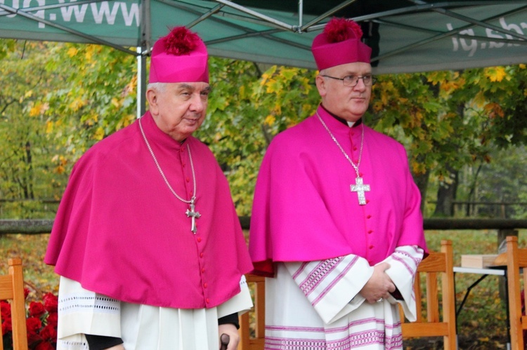 Powitanie abp. Józefa Górzyńskiego w Bałdach