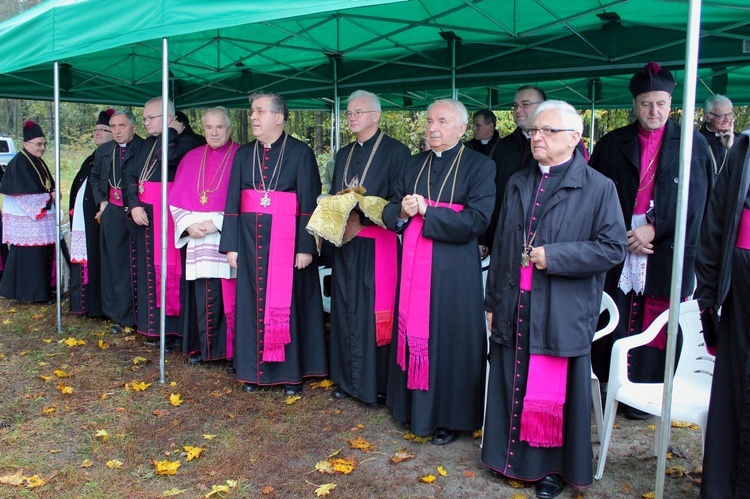 Powitanie abp. Józefa Górzyńskiego w Bałdach