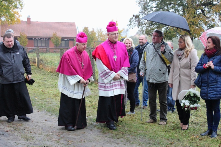 Powitanie abp. Józefa Górzyńskiego w Bałdach