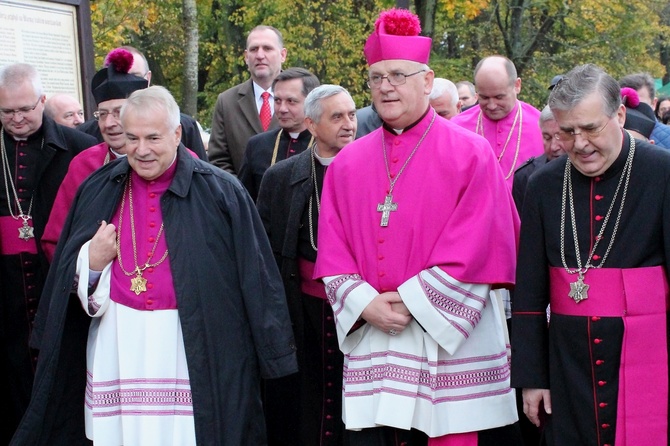 Powitanie abp. Józefa Górzyńskiego w Bałdach