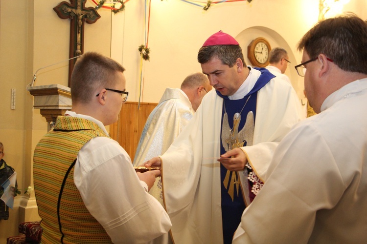 Powitanie ikony MB Częstochowskiej w Lubochni