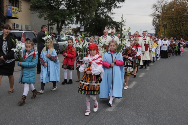 Powitanie ikony MB Częstochowskiej w Lubochni