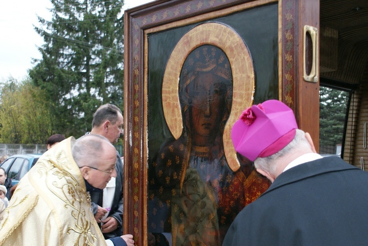 Powitanie ikony MB Częstochowskiej w Budziszewicach