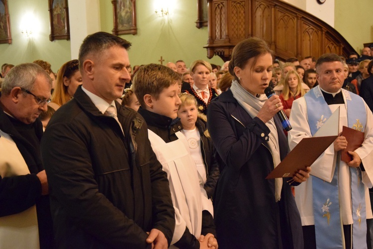 Powitanie ikony MB Częstochowskiej w Żelechlinku