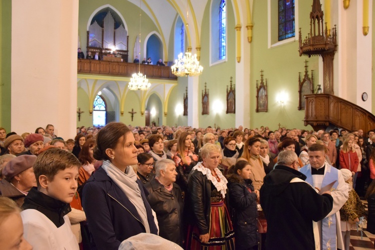 Powitanie ikony MB Częstochowskiej w Żelechlinku