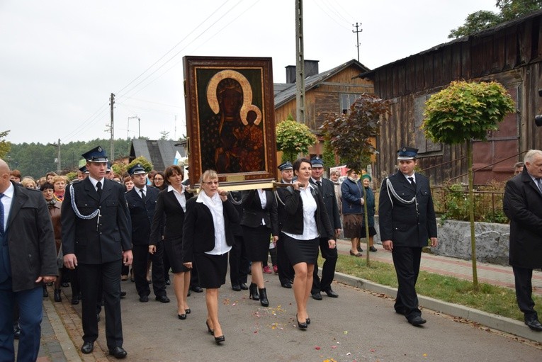 Powitanie ikony MB Częstochowskiej w Żelechlinku