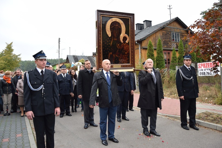 Powitanie ikony MB Częstochowskiej w Żelechlinku