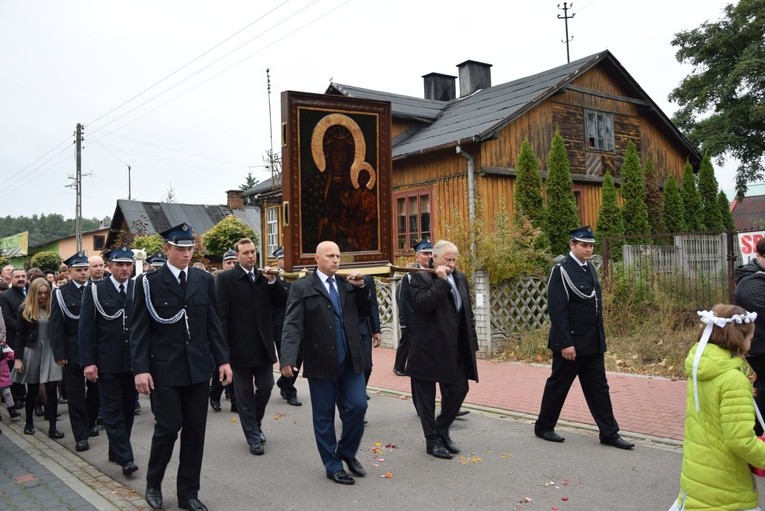 Powitanie ikony MB Częstochowskiej w Żelechlinku