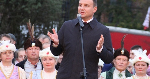 Wizyta przeydenta w Strzelcach Krajeńskich