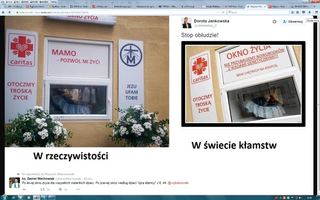 Fałszywka, nie okno życia