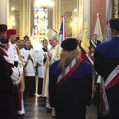 W Mszy św. inauguracyjnej uczestniczyły władze uczelni, m.in. z Płocka, Ciechanowa i Pułtuska.