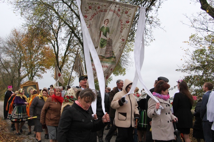 Powitanie ikony MB Częstochowskiej w Białyninie