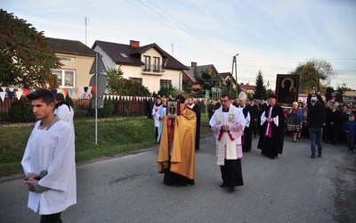 Powitanie ikony MB Częstochowskiej w Wysokienicach