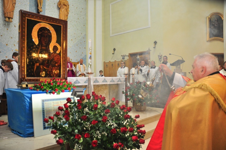 Powitanie ikony MB Częstochowskiej w Wysokienicach