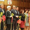 Nagrody dla nauczycieli wręczył Radosław Witkowski (czwarty od lewej)