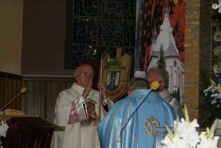 Powitanie ikony MB Częstochowskiej w Cielądzu