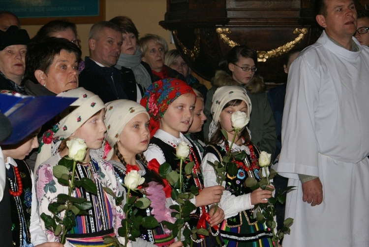 Powitanie ikony MB Częstochowskiej w Cielądzu