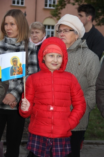 Powitanie ikony MB Częstochowskiej w Rawie Mazowieckiej