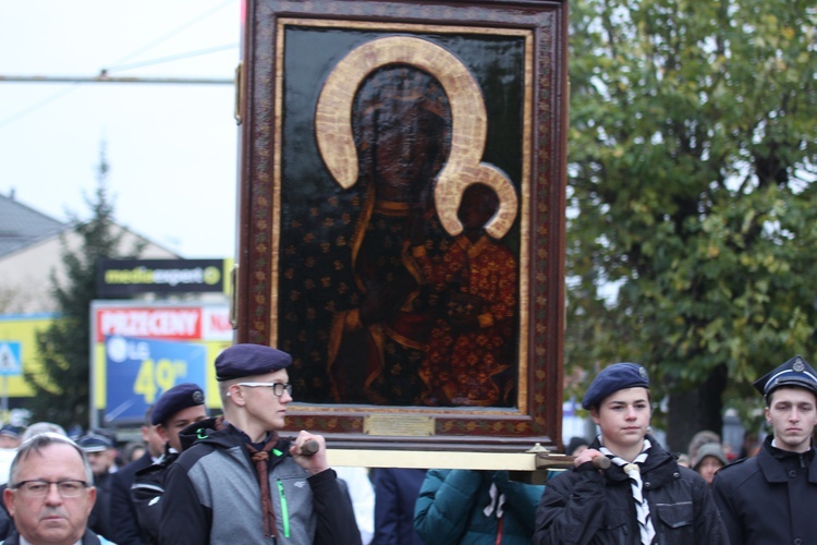 Powitanie ikony MB Częstochowskiej w Rawie Mazowieckiej