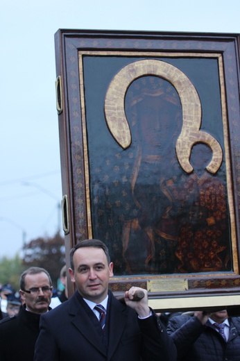 Powitanie ikony MB Częstochowskiej w Rawie Mazowieckiej