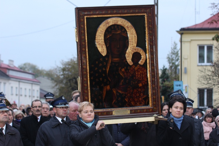 Powitanie ikony MB Częstochowskiej w Rawie Mazowieckiej