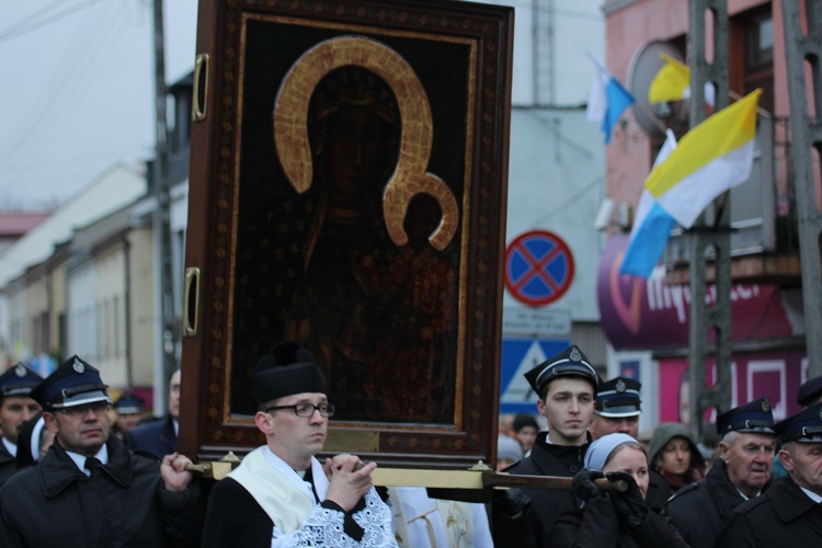 Powitanie ikony MB Częstochowskiej w Rawie Mazowieckiej