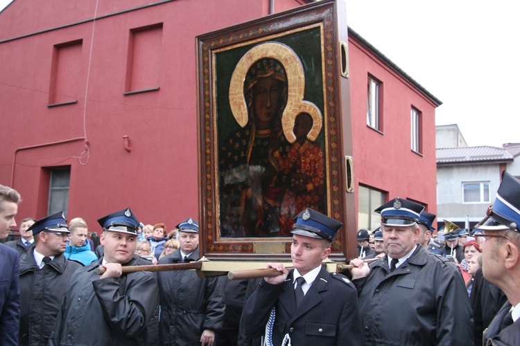 Powitanie ikony MB Częstochowskiej u oo. pasjonistów