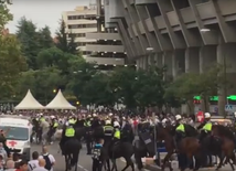 Kibice Legii starli się z policją w Madrycie