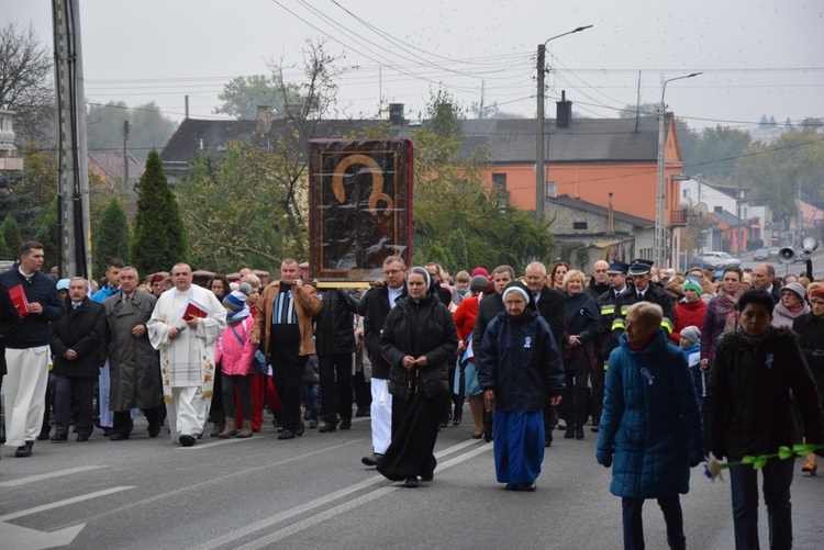 Powitanie ikony MB Częstochowskiej na Sójczym Wzgórzu