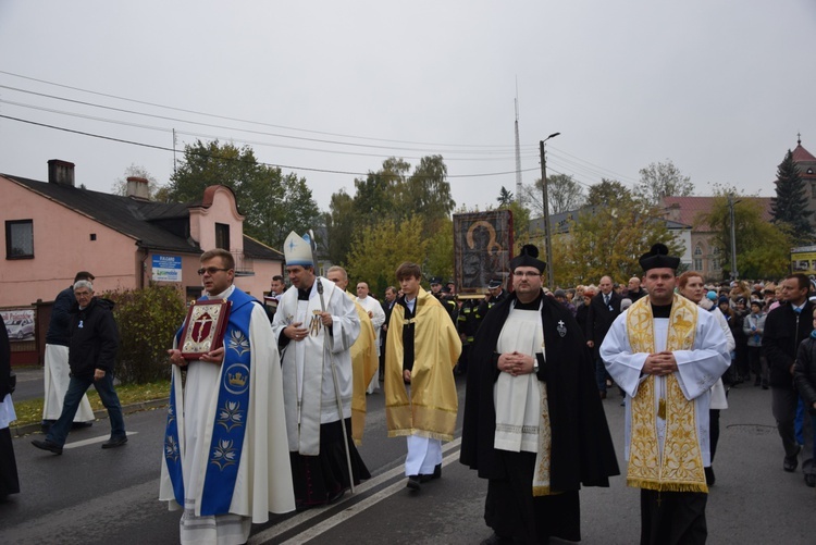 Powitanie ikony MB Częstochowskiej na Sójczym Wzgórzu