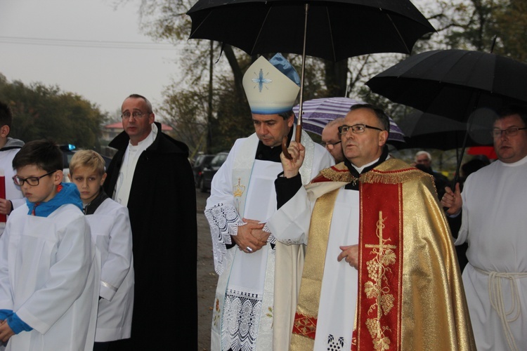 Powitanie ikony MB Częstochowskiej w Kurzeszynie