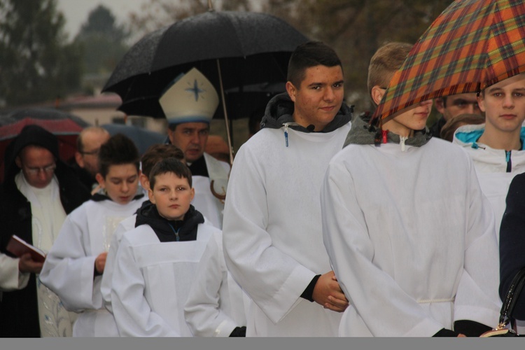 Powitanie ikony MB Częstochowskiej w Kurzeszynie