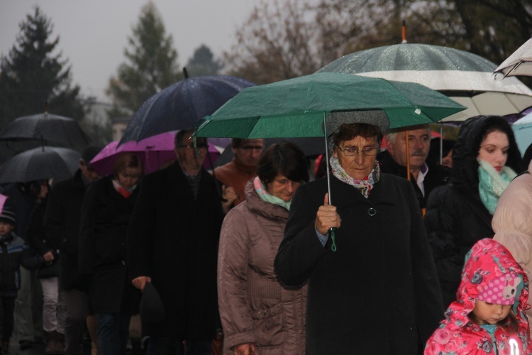 Powitanie ikony MB Częstochowskiej w Kurzeszynie