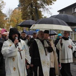 Powitanie ikony MB Częstochowskiej w parafii św. Jakuba w Skierniewicach