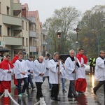 Powitanie ikony MB Częstochowskiej w parafii św. Jakuba w Skierniewicach