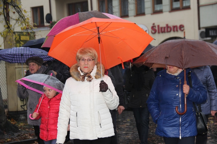 Powitanie ikony MB Częstochowskiej w parafii św. Jakuba w Skierniewicach